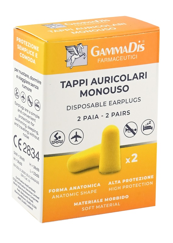 TAPPO AURICOLARE EAR GOMMAPIUMA 4 PEZZI GAMMADIS - Farmacia Mortise