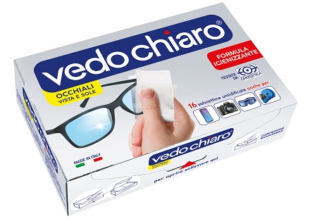 VEDOCHIARO OCCHIALI 16 SALVIETTE UMIDIFICATE - Farmacia Mortise
