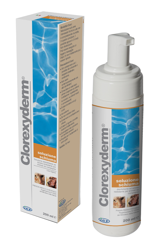 CLOREXYDERM SOLUZIONE SCHIUMA 200 ML - Farmacia Mortise