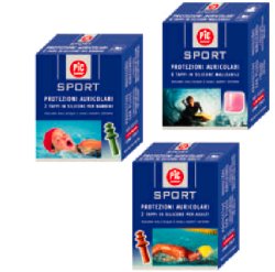 TAPPO AURICOLARE IN SILICONE PIC SPORT 6 PEZZI - Farmacia Mortise
