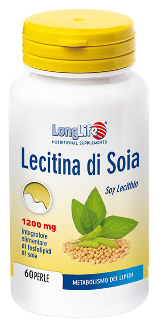 LONGLIFE LECITINA SOIA 60 PERLE DI GELATINA DA 1,7 G - Farmacia Mortise