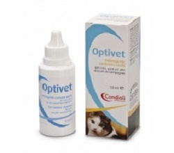 OPTIVET DETERGENTE PER OCCHI PER CANI E GATTI FLACONE 50 ML - Farmacia Mortise