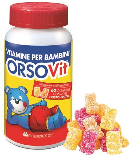 ORSOVIT CARAMELLE GOMMOSE VITAMINA BB SENZA GLUTINE 60 PEZZI - Farmacia Mortise