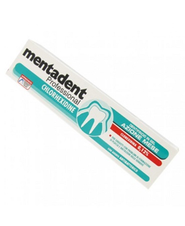 MENTADENT PROFESSIONAL DENTIFRICIO CHLOREXIDINE 020% 75 ML - Farmacia Mortise