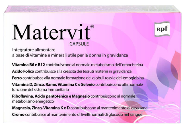 MATERVIT 30 CAPSULE - Farmacia Mortise
