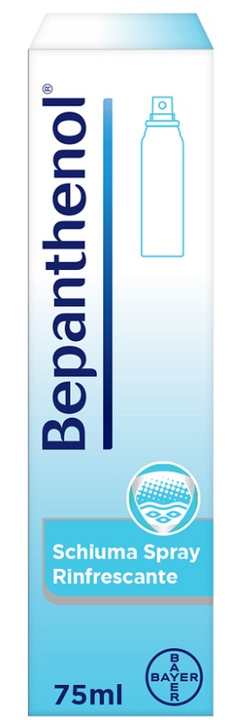 SCHIUMA SPRAY RINFRESCANTE BEPANTHENOL 75ML - Farmacia Mortise