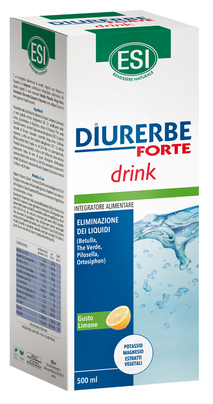 ESI DIURERBE FORTE DRINK LIMONE 500 ML - Farmacia Mortise