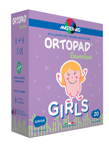 CEROTTO OCULARE PER ORTOTTICA ORTOPAD GIRLS JUNIOR 5X6,7 20 PEZZI - Farmacia Mortise