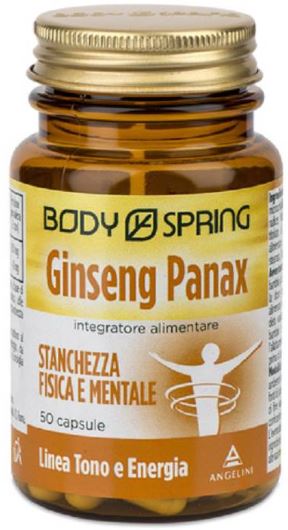 BODY SPRING GINSENG 50 CAPSULE - Farmacia Mortise
