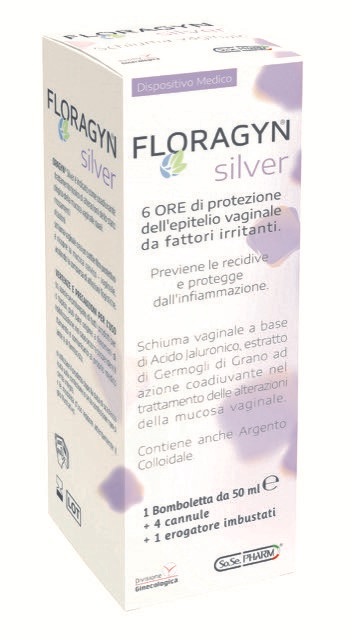 FLORAGYN SILVER SCHIUMA VAGINALE CON ARGENTO COLLOIDALE 50 ML - Farmacia Mortise