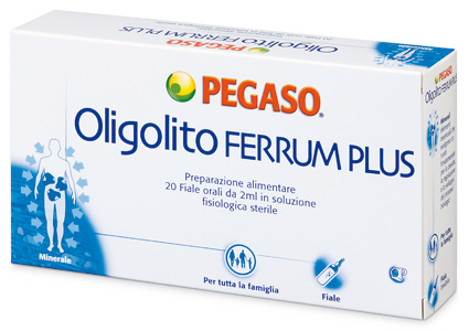 OLIGOLITO FERRUM PLUS 20 FIALE 2 ML - Farmacia Mortise