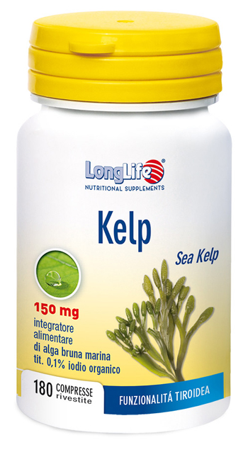 LONGLIFE KELP ALGA BRUNA 180 COMPRESSE - Farmacia Mortise