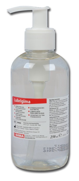 GEL LUBRIFICANTE PER GINECOLOGIA LUBRIGIMA PER INSERIMENTO FACILITATO DI STRUMENTARIO PER INDAGINI GINECOLOGICHE TRASPARENTE SOLUBILE IN ACQUA IN DISPENSER DA 250ML - Farmacia Mortise