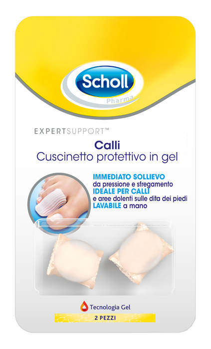 CUSCINETTI PROTETTIVI PER PIEDI CALLI SCHOLL GELACTIV 2 PEZZI - Farmacia Mortise