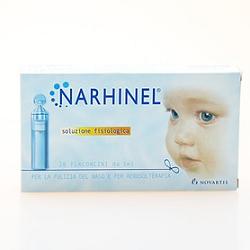 SOLUZIONE FISIOLOGICA PER ASPIRATORE NASALE NARHINEL 20 FIALE DA 5ML - Farmacia Mortise