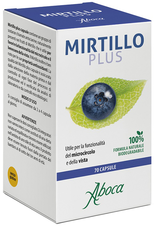 MIRTILLO PLUS 70 CAPSULE - Farmacia Mortise