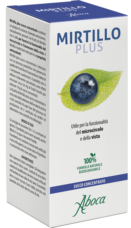 MIRTILLO PLUS SUCCO CONCENTRATO 100 ML - Farmacia Mortise