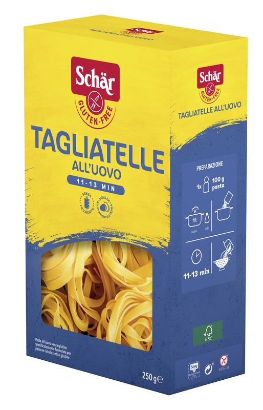 SCHAR TAGLIATELLE ALL'UOVO 250 G - Farmacia Mortise