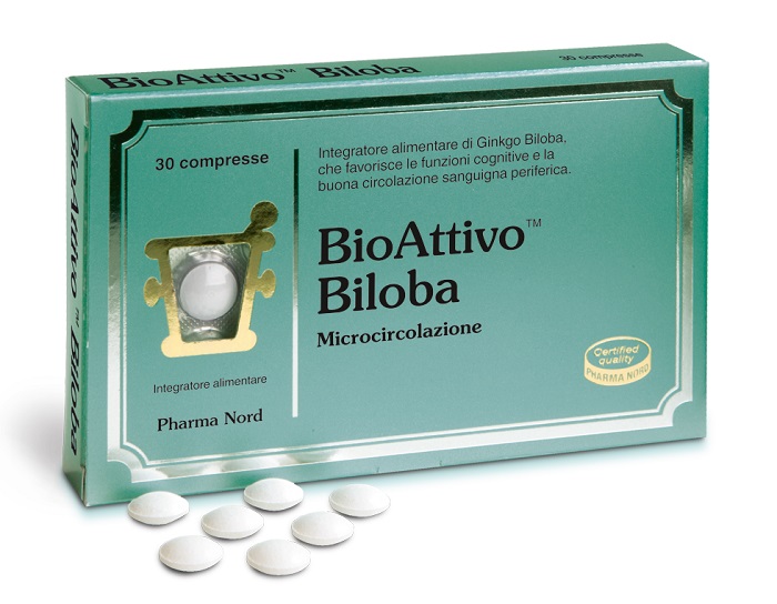 BIOATTIVO BILOBA 30 COMPRESSE - Farmacia Mortise
