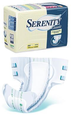 PANNOLONE PER INCONTINENZA SERENITY CLASSIC SUPERDRY FORMATO EXTRA LARGE 30 PEZZI - Farmacia Mortise