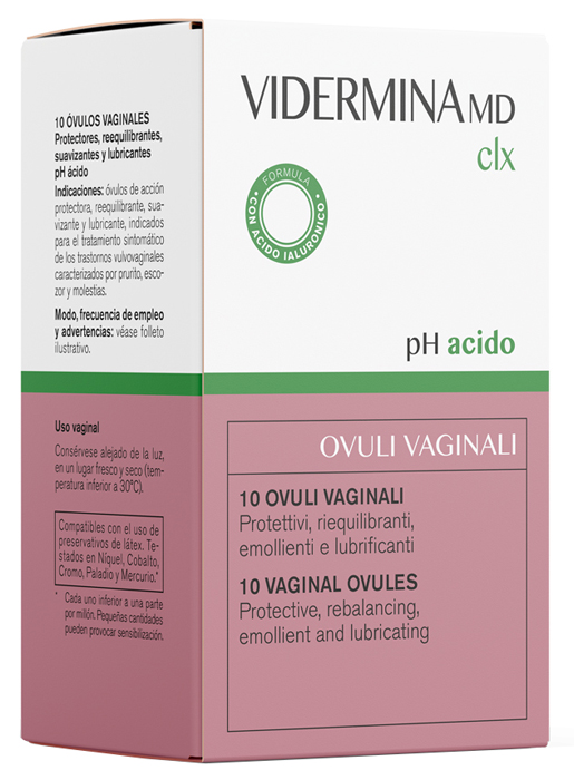 VIDERMINA CLX OVULI 10 PEZZI MD - Farmacia Mortise