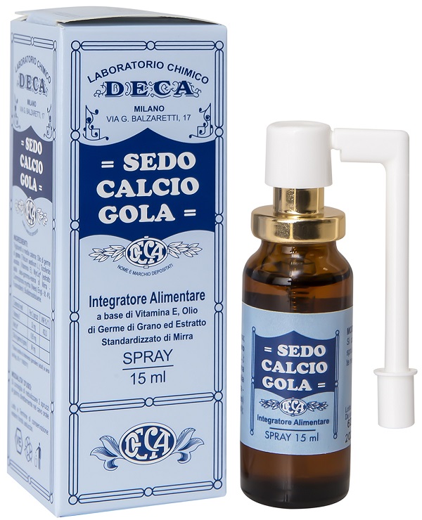 SEDO CALCIO GOLA SPRAY 15 ML - Farmacia Mortise