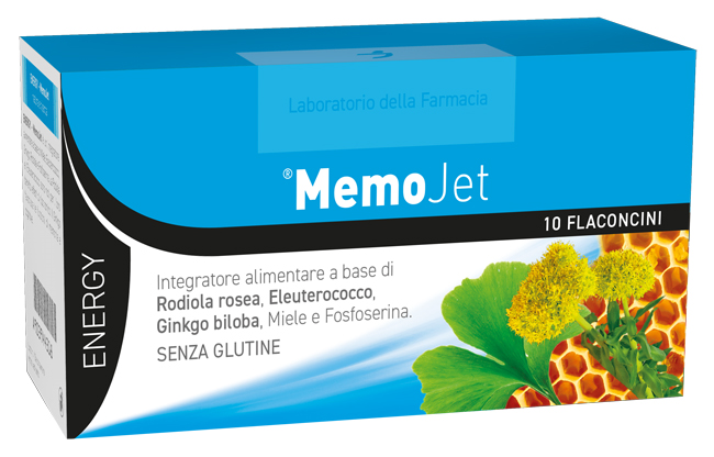 LABORATORIO DELLA FARMACIA MEMO JET 10 FLACONCINI 10 ML LINEA ENERGY - Farmacia Mortise
