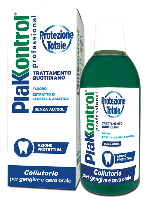 PLAKKONTROL PROTEZIONE TOTALE COLLUTORIO 500 ML - Farmacia Mortise