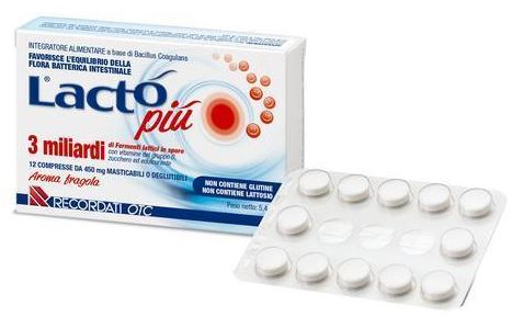 LACTO PIU 3 MILIARDI 12 COMPRESSE - Farmacia Mortise