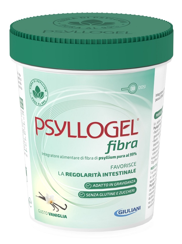 PSYLLOGEL FIBRA VANIGLIA VASO 170 G - Farmacia Mortise