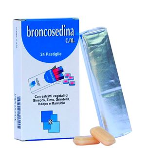BRONCOSEDINA CM 24 PASTIGLIE 70 G - Farmacia Mortise