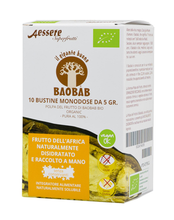 BAOBAB AESSERE POLPA BIO 10X5 G - Farmacia Mortise