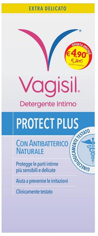 VAGISIL DETERGENTE INTIMO PROTECT PLUS 250 ML - Farmacia Mortise