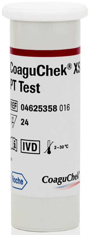 STRISCE REATTIVE PER DISPOSITIVO AUTODIAGNOSTICO COAGUCHEK XS PT TEST 24 PEZZI - Farmacia Mortise