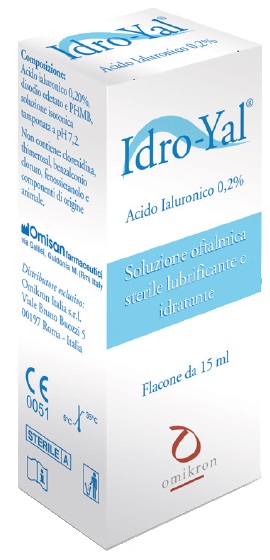 IDRO-YAL SOLUZIONE OFTALMICA LUBRIFICANTE IDRATANTE ACITO IALURONICO 0,2% 15 ML - Farmacia Mortise
