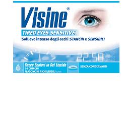 GOCCE OCULARI VISINE TIRED EYES SENSITIVE 10 FLACONCINI DA 0,5ML - Farmacia Mortise