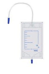 SACCA DI DRENAGGIO GAMBA PER INCONTINENZA TUBO 10 CM 10 PEZZI - Farmacia Mortise