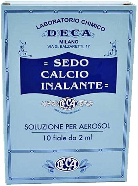 SEDO CALCIO INALANTE SOLUZIONE AEROSOL 10 FIALE 2 ML - Farmacia Mortise