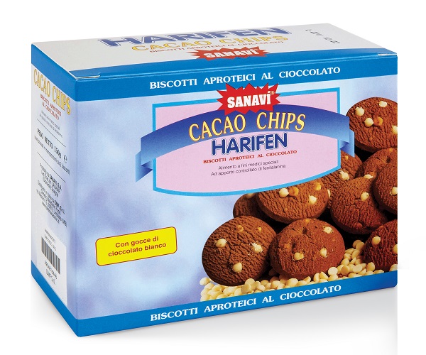 HARIFEN CHIPS CACAO BIANCO 150 G - Farmacia Mortise