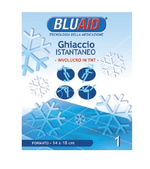 GHIACCIO ISTANTANEO IN POLITENE BLUAID 14X18 - Farmacia Mortise