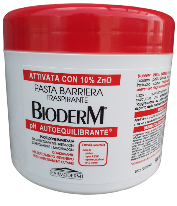 BIODERM PASTA BARRIERA ZINCO 500 ML - Farmacia Mortise
