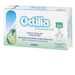 OCTILIA NATURAL GOCCE OCCHI IRRITATI E ARROSSATI 10 FLACONCINI MONODOSE 0,5 ML - Farmacia Mortise