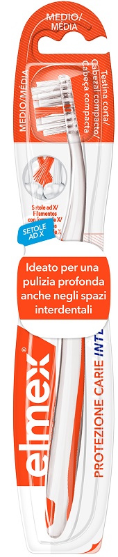 ELMEX INTERX SPAZZOLINO PROTEZIONE CARIE TESTINA CORTA - Farmacia Mortise
