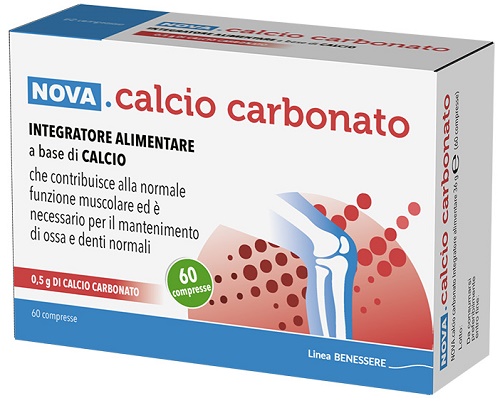 CALCIO CARBONATO 60 COMPRESSE DA 0,6 G - Farmacia Mortise