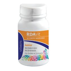 RDA VIT JUNIOR 30 COMPRESSE LINEA VITAMIN - Farmacia Mortise