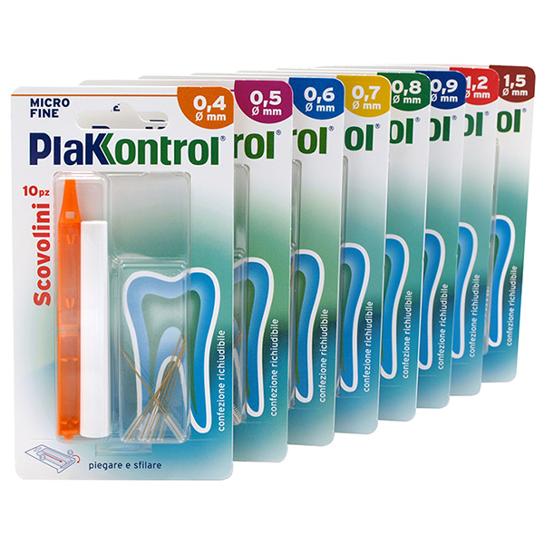 PLAKKONTROL MINIGRIP SCOVOLINO 0,4 MM 10 PEZZI - Farmacia Mortise