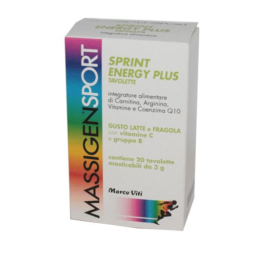 MASSIGEN S SPRINT PLUS 20 TAVOLETTE - Farmacia Mortise