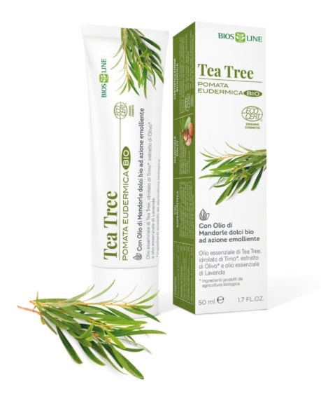 BIOSLINE TEA TREE POMATA EUDERMICA CERT ECOCERT 50 ML - Farmacia Mortise