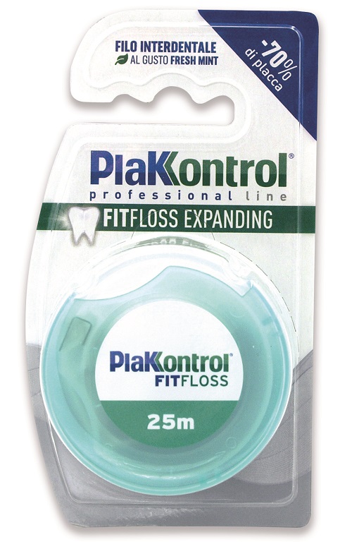 PLAKKONTROL FIT FLOSS FILO 25 M - Farmacia Mortise