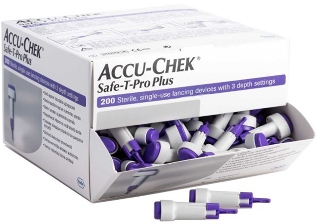 LANCETTE PUNGIDITO ACCU-CHEK SAFE T PRO PLUS PD 200 PEZZI - Farmacia Mortise